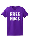 Free Hugs Womens Dark T-Shirt-Womens T-Shirt-TooLoud-Purple-X-Small-Davson Sales