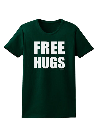 Free Hugs Womens Dark T-Shirt-Womens T-Shirt-TooLoud-Forest-Green-Small-Davson Sales