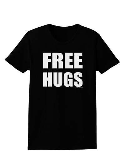 Free Hugs Womens Dark T-Shirt-Womens T-Shirt-TooLoud-Black-X-Small-Davson Sales