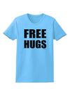 Free Hugs Womens T-Shirt-Womens T-Shirt-TooLoud-Aquatic-Blue-X-Small-Davson Sales