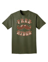 Free Mustache Rides Adult Dark T-Shirt-Mens T-Shirt-TooLoud-Military-Green-Small-Davson Sales