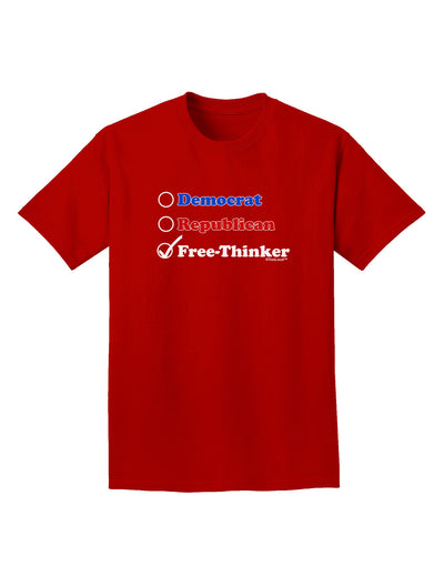 Free Thinker Checklist Adult Dark T-Shirt-Mens T-Shirt-TooLoud-Red-Small-Davson Sales