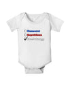 Free Thinker Checklist Baby Romper Bodysuit-Baby Romper-TooLoud-White-06-Months-Davson Sales