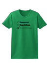 Free Thinker Checklist Womens T-Shirt-Womens T-Shirt-TooLoud-Kelly-Green-X-Small-Davson Sales