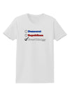 Free Thinker Checklist Womens T-Shirt-Womens T-Shirt-TooLoud-White-X-Small-Davson Sales