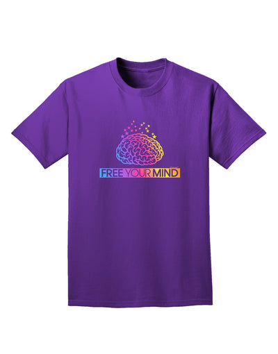 Free Your Mind Adult Dark T-Shirt-Mens T-Shirt-TooLoud-Purple-Small-Davson Sales