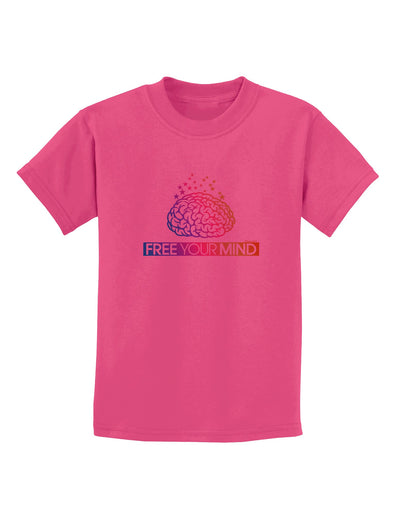 Free Your Mind Childrens T-Shirt-Childrens T-Shirt-TooLoud-Sangria-X-Small-Davson Sales