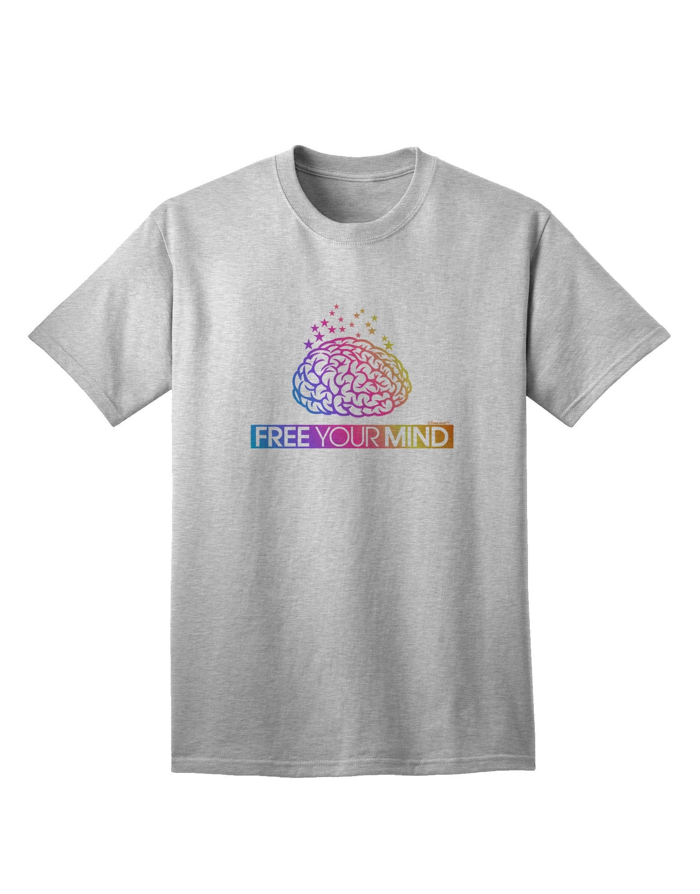 Free Your Mind Premium Adult T-Shirt - Embrace Individuality-Mens T-shirts-TooLoud-AshGray-Small-Davson Sales