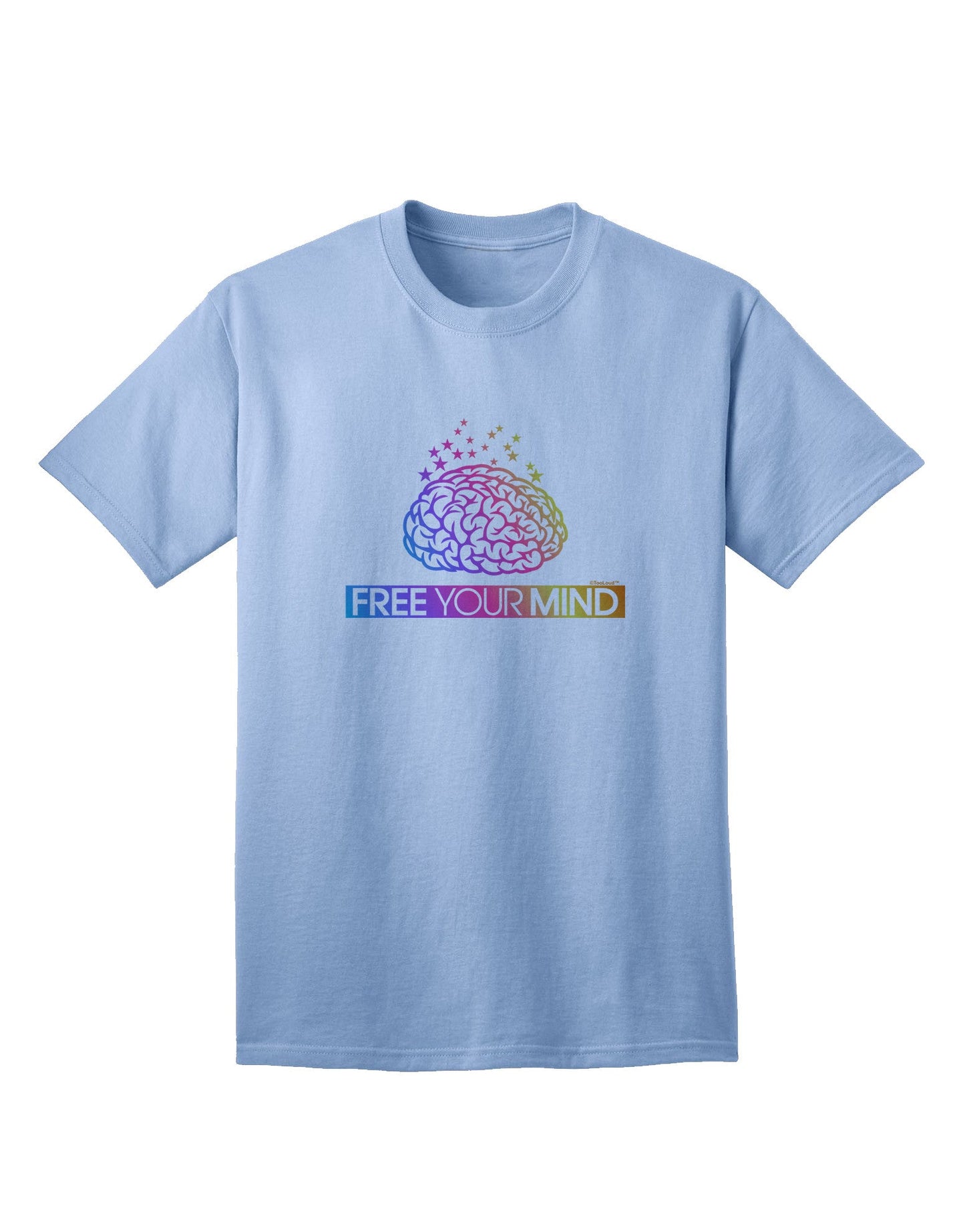 Free Your Mind Premium Adult T-Shirt - Embrace Individuality-Mens T-shirts-TooLoud-Light-Blue-Small-Davson Sales