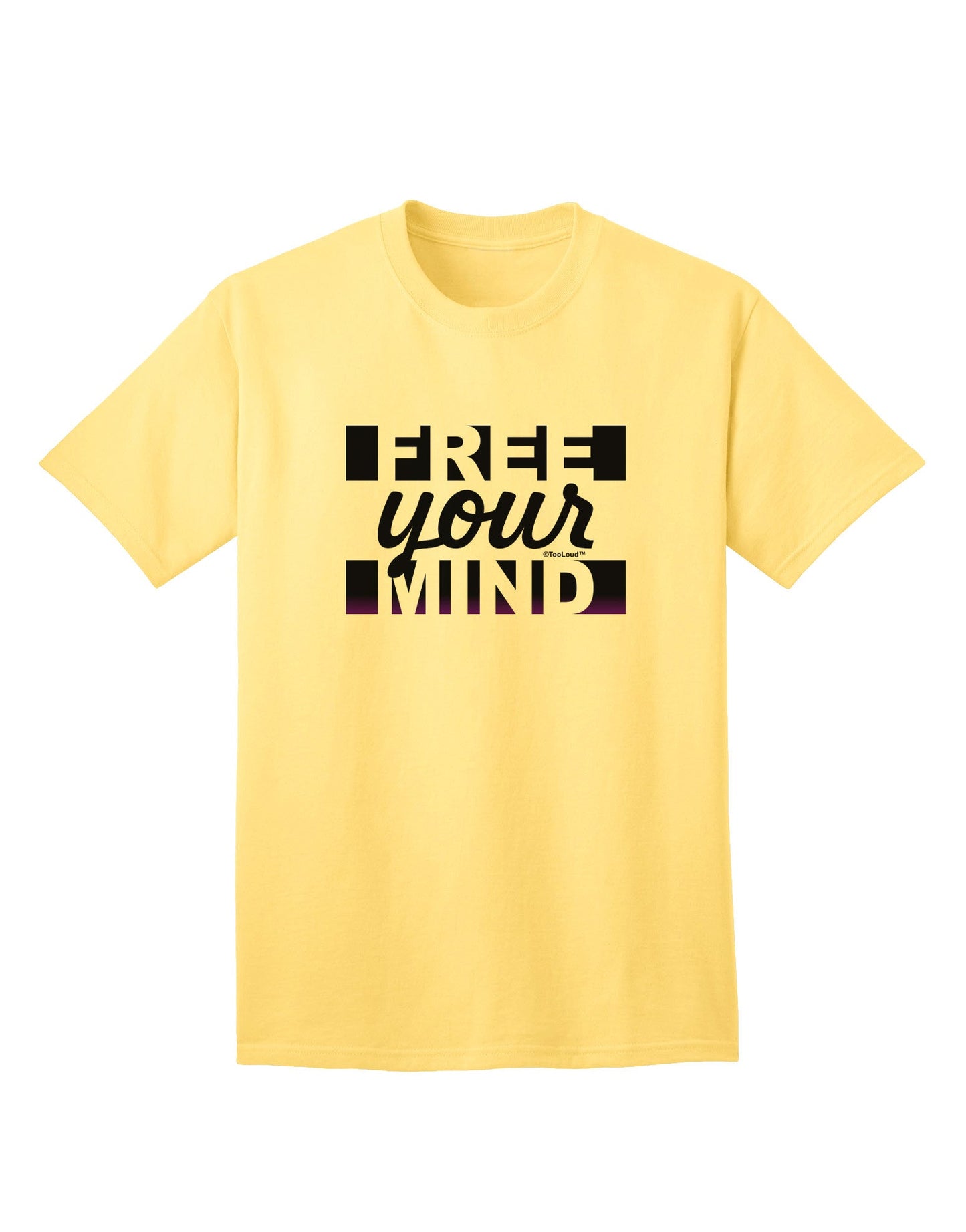 Free Your Mind - Premium Adult T-Shirt for the Thoughtful Individual-Mens T-shirts-TooLoud-Yellow-Small-Davson Sales
