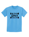 Free Your Mind Text Childrens T-Shirt-Childrens T-Shirt-TooLoud-Aquatic-Blue-X-Small-Davson Sales