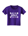 Free Your Mind Text Toddler T-Shirt Dark-Toddler T-Shirt-TooLoud-Purple-2T-Davson Sales