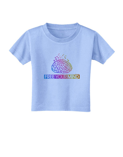 Free Your Mind Toddler T-Shirt-Toddler T-Shirt-TooLoud-Aquatic-Blue-2T-Davson Sales