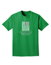 Freedom Flag BnW Adult Dark T-Shirt-Mens T-Shirt-TooLoud-Kelly-Green-Small-Davson Sales