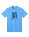 Freedom Flag BnW Adult T-Shirt-Mens T-Shirt-TooLoud-Aquatic-Blue-Small-Davson Sales