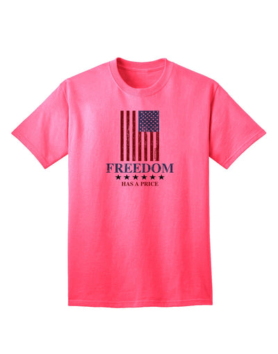 Freedom Flag Color Adult T-Shirt-Mens T-Shirt-TooLoud-Neon-Pink-Small-Davson Sales