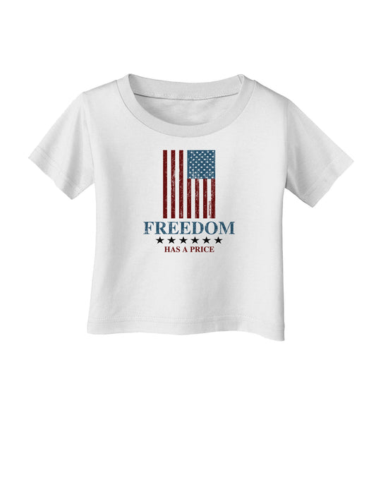 Freedom Flag Color Infant T-Shirt-Infant T-Shirt-TooLoud-White-06-Months-Davson Sales