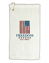 Freedom Flag Color Micro Terry Gromet Golf Towel 16 x 25 inch-Golf Towel-TooLoud-White-Davson Sales