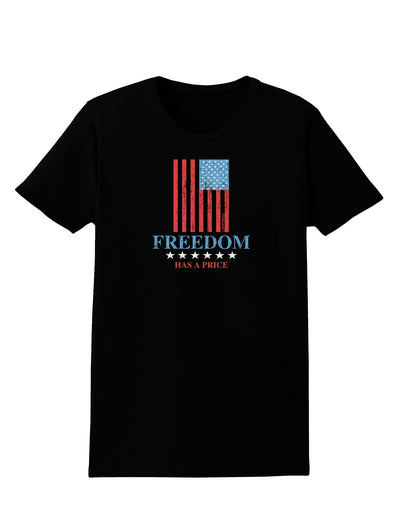 Freedom Flag Color Womens Dark T-Shirt-TooLoud-Black-X-Small-Davson Sales