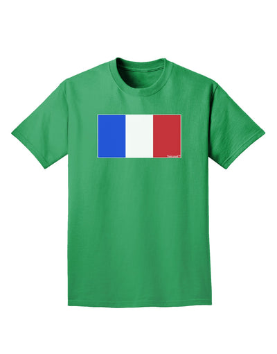 French Flag - France Adult Dark T-Shirt by TooLoud-Mens T-Shirt-TooLoud-Kelly-Green-Small-Davson Sales