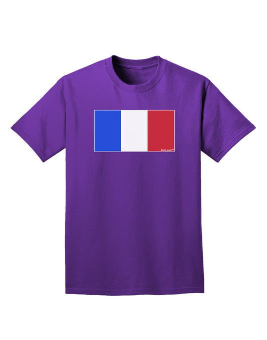 French Flag - France Adult Dark T-Shirt by TooLoud-Mens T-Shirt-TooLoud-Purple-Small-Davson Sales