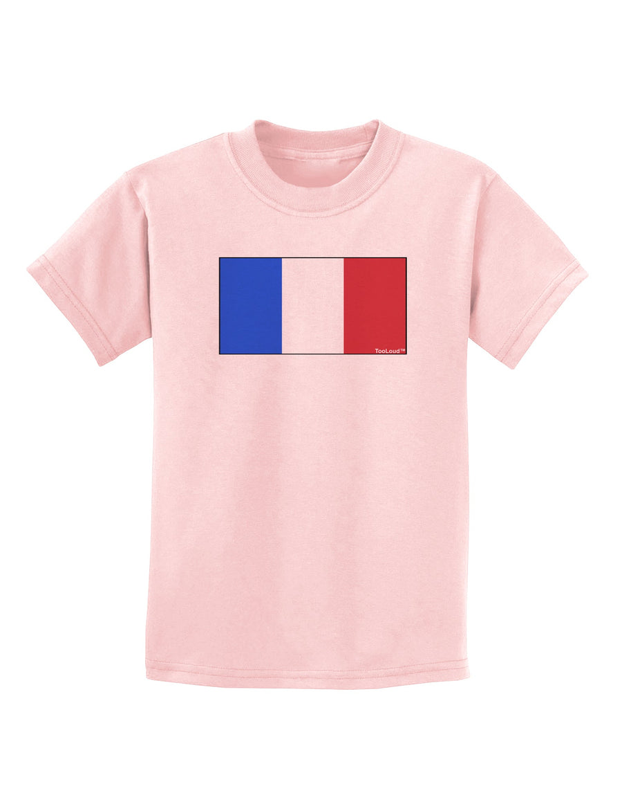 French Flag - France Childrens T-Shirt by TooLoud-Childrens T-Shirt-TooLoud-White-X-Small-Davson Sales