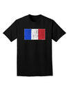 French Flag - France Distressed Adult Dark T-Shirt by TooLoud-Mens T-Shirt-TooLoud-Black-Small-Davson Sales