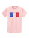 French Flag - France Distressed Childrens T-Shirt by TooLoud-Childrens T-Shirt-TooLoud-PalePink-X-Small-Davson Sales