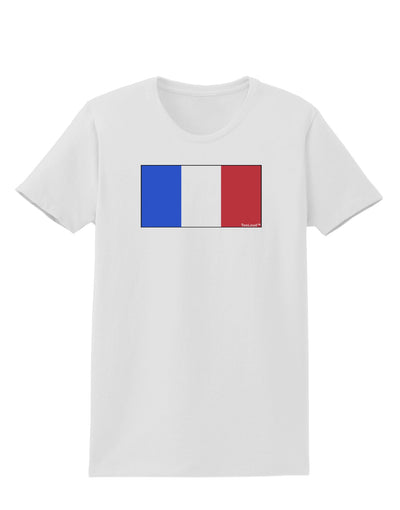 French Flag - France Womens T-Shirt by TooLoud-Womens T-Shirt-TooLoud-White-X-Small-Davson Sales