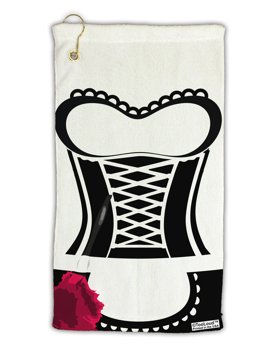 French Maid AOP Micro Terry Gromet Golf Towel 15 x 22 Inch All Over Print-Golf Towel-TooLoud-White-Davson Sales