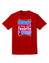 Friday - 2nd Favorite F Word Adult Dark T-Shirt-Mens T-Shirt-TooLoud-Red-Small-Davson Sales