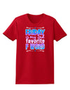 Friday - 2nd Favorite F Word Womens Dark T-Shirt-Womens T-Shirt-TooLoud-Red-X-Small-Davson Sales