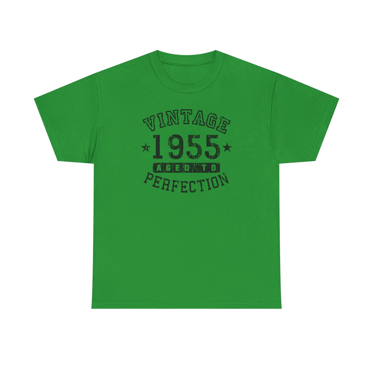 1955 - Adult Unisex Vintage Birth Year Aged To Perfection Birthday T-Shirt