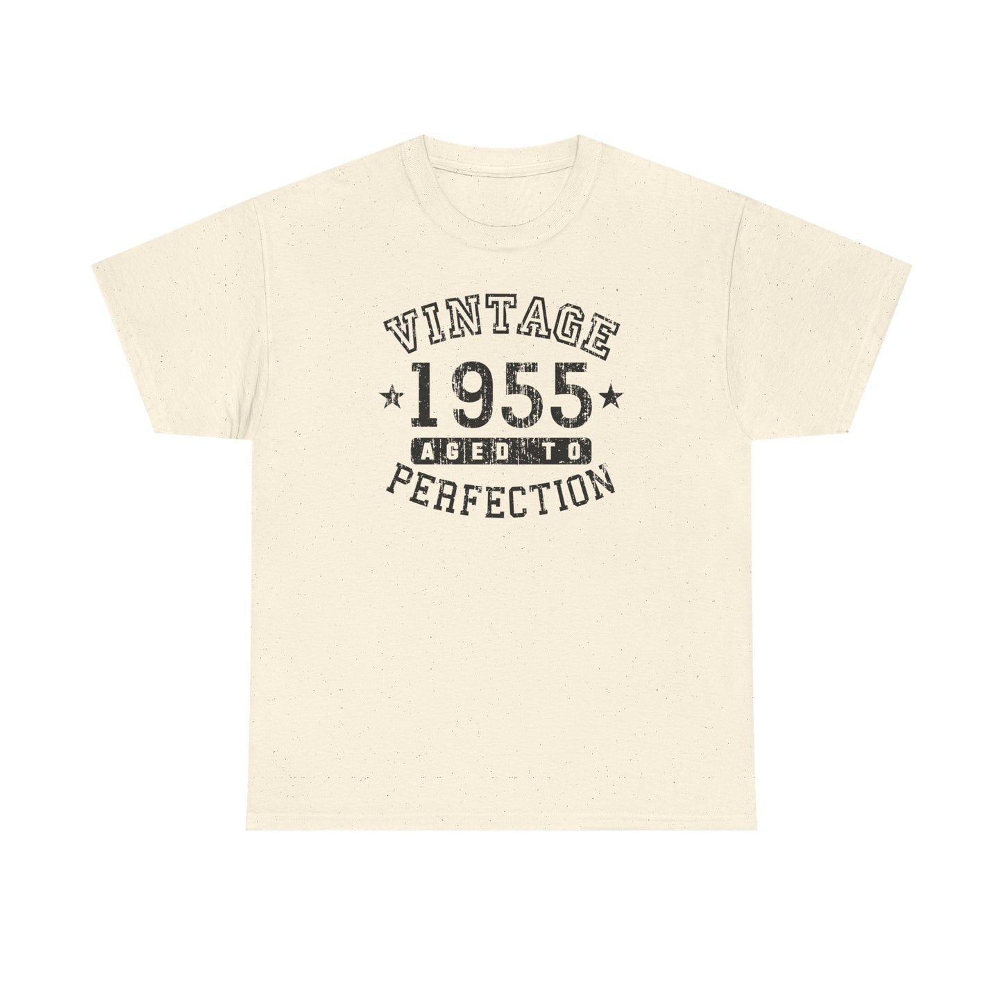 1955 - Adult Unisex Vintage Birth Year Aged To Perfection Birthday T-Shirt