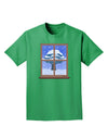 Frosty Window Design Adult Dark T-Shirt-Mens T-Shirt-TooLoud-Kelly-Green-Small-Davson Sales