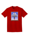 Frosty Window Design Adult Dark T-Shirt-Mens T-Shirt-TooLoud-Red-Small-Davson Sales