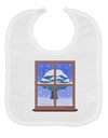 Frosty Window Design Baby Bib