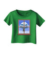 Frosty Window Design Infant T-Shirt Dark-Infant T-Shirt-TooLoud-Royal-Blue-06-Months-Davson Sales