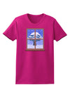 Frosty Window Design Womens Dark T-Shirt-Womens T-Shirt-TooLoud-Hot-Pink-Small-Davson Sales