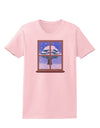 Frosty Window Design Womens T-Shirt-Womens T-Shirt-TooLoud-PalePink-X-Small-Davson Sales