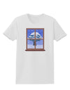 Frosty Window Design Womens T-Shirt-Womens T-Shirt-TooLoud-White-X-Small-Davson Sales