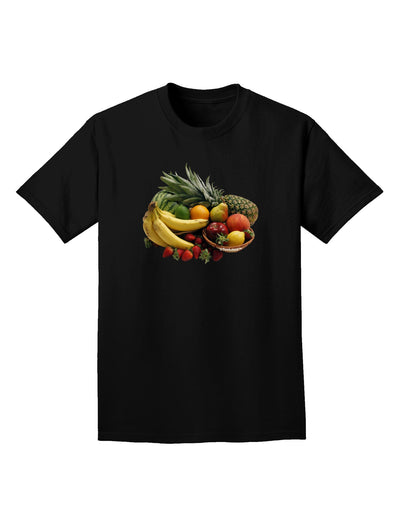 Fruit Basket Still Life Adult Dark T-Shirt-Mens T-Shirt-TooLoud-Black-Small-Davson Sales