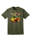 Fruity Fruit Basket 2 Adult Dark T-Shirt-Mens T-Shirt-TooLoud-Military-Green-Small-Davson Sales