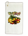 Fruity Fruit Basket 2 Micro Terry Gromet Golf Towel 11&#x22;x19-Golf Towel-TooLoud-White-Davson Sales