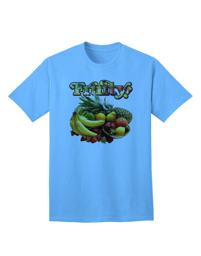 Fruity Fruit Basket 2 - Premium Adult T-Shirt Collection-Mens T-shirts-TooLoud-Aquatic-Blue-Small-Davson Sales