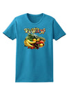 Fruity Fruit Basket 2 Womens Dark T-Shirt-TooLoud-Turquoise-X-Small-Davson Sales