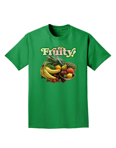 Fruity Fruit Basket Adult Dark T-Shirt-Mens T-Shirt-TooLoud-Kelly-Green-Small-Davson Sales