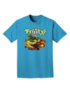 Fruity Fruit Basket Adult Dark T-Shirt-Mens T-Shirt-TooLoud-Turquoise-Small-Davson Sales