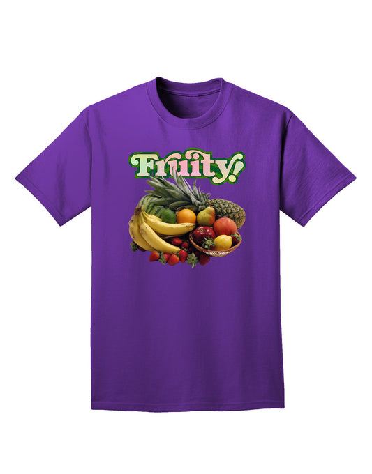 Fruity Fruit Basket Adult Dark T-Shirt-Mens T-Shirt-TooLoud-Purple-Small-Davson Sales