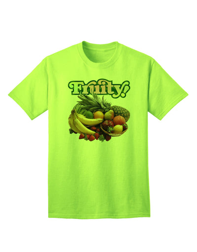 Fruity Fruit Basket Premium Adult T-Shirt Collection-Mens T-shirts-TooLoud-Neon-Green-Small-Davson Sales